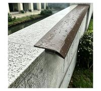 Profil Goutte d'Eau Aluminium Toiture Mur Balcon Terrasse | Garniture bord d'égouttement d'avant-toit découpable, éloigne l'eau pluie des murs extérieurs