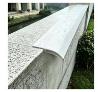 Profil Goutte d'Eau Aluminium Toiture Mur Balcon Terrasse | Garniture bord d'égouttement d'avant-toit découpable, éloigne l'eau pluie des murs extérieurs