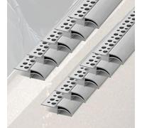 profil goutte d'eau Avant-toits de lignes d'égouttement de toit de mur extérieur, canal de dérivation d'eau de pluie incurvé pour la prévention du reflux(10 PCS,L 170 CM)