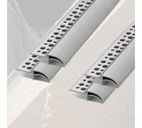 profil goutte d'eau Avant-toits de lignes d'égouttement de toit de mur extérieur, canal de dérivation d'eau de pluie incurvé pour la prévention du reflux(4 PCS,L 170 CM)