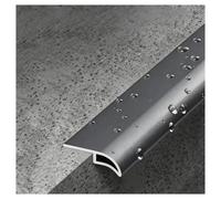 Profil Goutte d'Eau Bande de DéFlecteur Toit, Moulure Murale en Aluminium | Pour Avant-toits, Murs Cour, Balcons, et Fenêtres, 5 Cm Large(Gray,L1.3m/4.3ft)