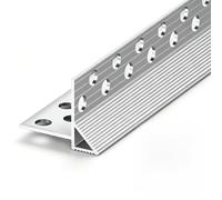 Profil Goutte D'Eau Déflecteur de Pluie en Aluminium Résistant à L'humidité - Profilé de Déviation D'eau pour Murs, Toitures et Avant-toits - Profilé De Larmier(W0.5in/12mm,L3ft/0.9m)