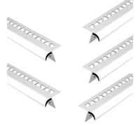 Profil Goutte D'Eau Profil Goutte D'eau Extérieur Anti-traces, Lot Multiple de Bande Déviatrice pour Bord de Toit, Moulure Antigoutte Pour Avant-toits et Façades(W19mm/0.7in,5pcs)