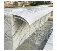 Profil Goutte d'Eau, Protection de Gouttière Extérieure pour Avant-toit | Inverseur de Pluie En Métal Pour Avant-toits, Balcons, Terrasses et Bords des Murs Extérieurs(White,L1.1m/3.6ft)