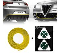 Profil jaune autocollant Full + carré vert pour Alfa Romeo Giulietta