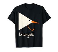 Profil latéral Triangulaire Mouette Oiseau Jeu de Mots drôle T-Shirt
