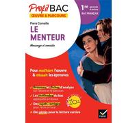 Profil - Le Menteur (Bac de français 2027) Analyse de l'oeuvre et du parcours au programme (1re générale et technologique) - Ronan Guellec - Hatier - broché - Scolaire / Universitaire