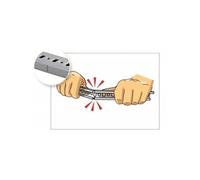 Profil métallique sécable à la main - 20 x 10 x 0.8 long. 2m - Boite de 20 - CELO - 2000PG