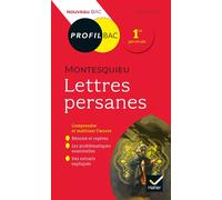 Profil - Montesquieu, Lettres persanes Analyse littéraire de l'oeuvre - Claude Puzin - Hatier - Poche - Essai
