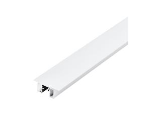 Profil mural PROFILE 4 en aluminium blanc 1000x18x48mm