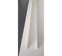 Profil périmétrique et en PVC blanc pour bloc de verre | cm 100 x 8 x 5 | Unité de vente 1 profil de 100 cm