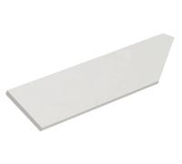 Profil plat 40PL - 40 mm x 2.6 m - blanc - PRUNIER - PBP40PL