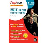 Profil - Pour un oui ou pour un non (Bac de français 2026) Analyse de l'oeuvre et du parcours au programme (1re générale et technologique) - Julien Dupont - Hatier - broché - Scolaire / Universitaire