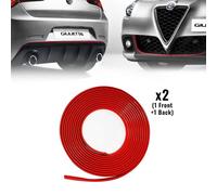 Profil rouge Autocollant pour Dam avant + arrière Alfa Romeo Giulietta
