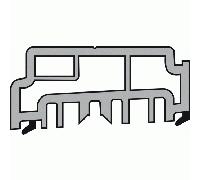 Profil support P1634 pour seuil à rupture de pont thermique GU 937 FERCO