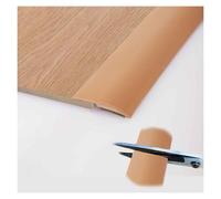 Profil Transition Sol Adhesive Rampes de Seuil en PVC Bande de Séparation Plate, Installation Rapide, Convientpour une Pente de Seuil de 5mm, Facile À Découper(Yellow,W3.5cm*L100cm)