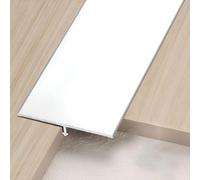 Profil Transition T Moulage 3 Pièces, Barre De Seuil En Aluminium,Pièce, 90 Cm De Longueur, Bandes De Garniture De Porte De Tapis(White,4 * 90cm/1.6 * 36in)