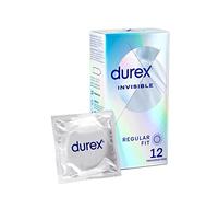 Durex Préservatifs Invisible – Extra lubrifiés – 12 unités