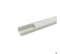 SILAMP Profilé Aluminium 1m pour Ruban LED - Couvercle Blanc Opaque