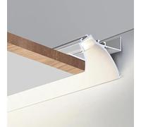 Profilé Aluminium Blanc 2m pour Ruban LED Double pour Faux-Plafond - SILAMP