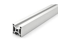 Profilé aluminium design 30x30L 2 rainures cachées 180 degrés type B rainure 8 (léger), anodisé argent. Profilé aluminium 30x30 Profilé 30x30 Profilé de système d'assemblage. 600mm