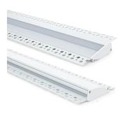 Profilé Aluminium Encastré dans Plâtre/Placo 2 m pour Rubans LED jusqu'à 12