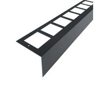 Profilé aluminium pour balcon anthracite (H= 55 mm)