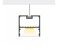 Profilé Aluminium Suspendu XL 2 m pour Rubans LED jusqu'à 45 mm