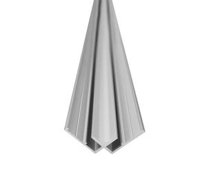 Profilé angle 90° intérieur 255 cm pour panneau VIPANEL 3 mm - Aluminium mat