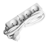 PROFILE BLOC 4X2P+T 1.5M BLANC 53311 1040