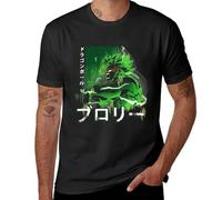 Profile Broly T-Shirt Cute Tops Tops Animal Print Shirt for Sweat Shirts Men Clothes Black S