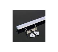 Profilé d'angle alu lait pour bande LED 2000x19x19mm 3356
