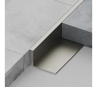 Profilé D'angle Aluminium Barre De Seuil Profilé En L Protection Des Bords Baguette D’Angle Pour Angles Murs/Sols/Carrelage(Champagne Gold,H 18mmxL 150cm)