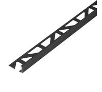 Profilé d'angle DURAL en aluminium noir mat (8 mm, 250 cm)