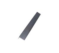 Profilé d'angle en aluminium en forme de L - Bande de bordure durable en alliage d'aluminium for la décoration des coins(12x12x2mm,495mmx1pcs)