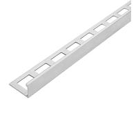 Profilé d'angle fin de carrelage alu nature (H= 8 mm, L= 250 cm)