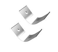 Profilé d'angle LED d'angle en aluminium pour bandes LED avec cache transparent pour bande LED jusqu'à 20 mm max. Argenté