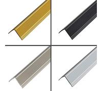 Profilé de bord de marche de PRIOstahl | Bord de marche pour escaliers | Aluminium - Angle 30 x 35 mm | Couleur Argent | Longueur 900 mm | Autocollant