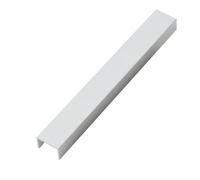 Profilé de canal en U en alliage d'aluminium industriel 20 × 20 × 2 mm, longueur 1 M, support structurel usinable for la réparation automobile, l'ingénierie et les constructions de bricolage(White)