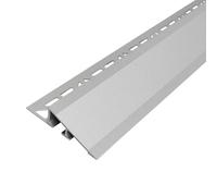 Profilé de compensation large en aluminium argenté mat (H= 15 mm, L= 250 cm)