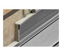 Profilé de douche Schluter ra 2 pièces profilé de raccord mural 33 mm 140 cm inox spra33eb-140