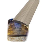 Profilé de finition auto-adhésif en PVC, largeur 4 cm, for moquette, parquet, carrelage, tapis et bordure de sol vinyle.(Grey,1100cm/433.4")