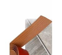 Profilé de finition en PVC, largeur 4 cm/5 cm, autocollant, for parquets, joints, transitions de niveau et bordures de moquette.(Brown,2x275.8")