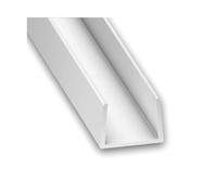Nicoll – Profilé de finition en U APU2B – Pour habillage bandeau blanc – L. 2 m