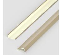 Profilé de Finition pour Moquette et Sol, Bande de Transition en PVC pour sols en Bois/carrelage/stratifié/parquet, moulure de Protection d'angle en L Aspect Bois (Kaki foncé, 90 x 2,3 x 0,8