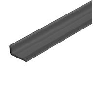 Profilé de finition sol VARIO adhésif en aluminium noir (L= 270 cm)