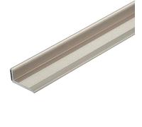 Profilé de finition sol VARIO adhésif en aluminium titane (L= 270 cm)