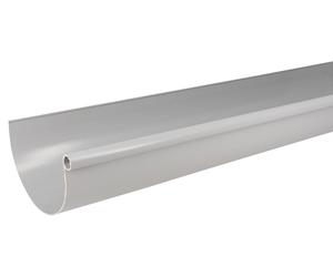 Profilé de gouttière demi ronde L.4 m en Techtan gris NICOLL LG33