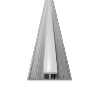 Profilé de liaison 255 cm pour panneau VIPANEL 3 mm - Aluminium mat