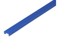 Profilé de recouvrement, 8,8 x 3,9 x 2 m, en plastique polypropylène, bleu RAL 5005, dimensions de la grille 30 mm, type B, utilisable